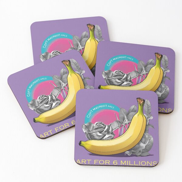 Item preview, Funny banana fruit art for 6 millions 6 designed and sold by MetallenaLux.