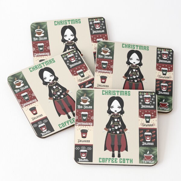 Item preview, Coffee Goth Christmas Gifts For Gothic Lovers designed and sold by Apollo2012TrueW.
