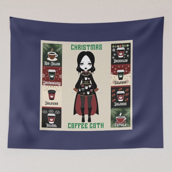 Item preview, Coffee Goth Christmas Gifts For Gothic Lovers designed and sold by Apollo2012TrueW.