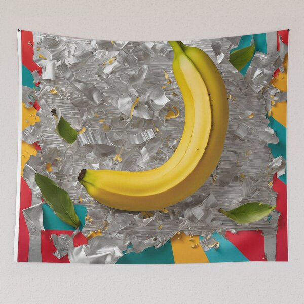 Item preview, Funny banana fruit art for 6 millions 7 designed and sold by MetallenaLux.