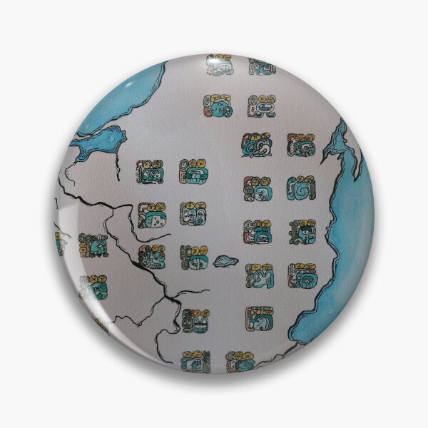 Item preview, Map of the Mayan World designed and sold by KorriganDu.