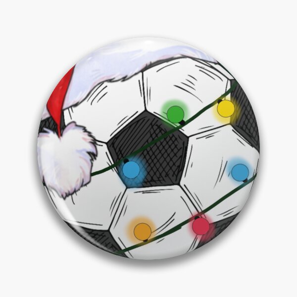 Item preview, Extra festive soccer Christmas soccer Santa Hat gift Men Woman Kids.  designed and sold by Taylor  ART.
