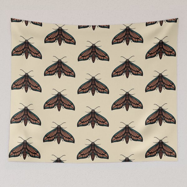Item preview, Hawk Moth Illustration  designed and sold by NewBranchStudio.
