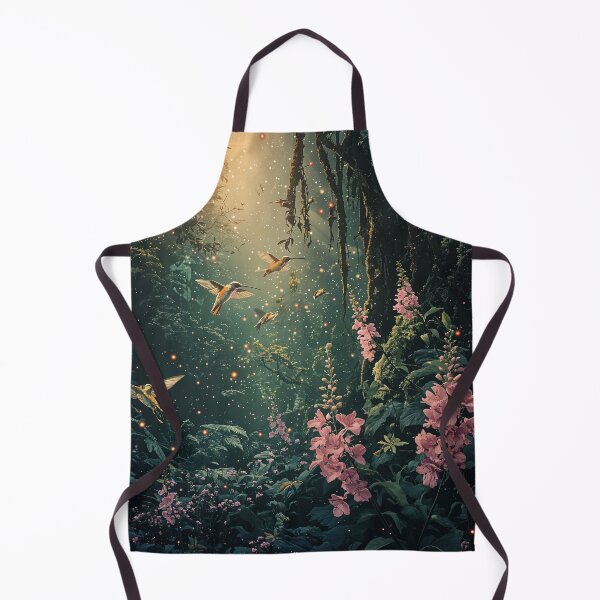 Item preview, Enchanted Garden: Dance of the Hummingbirds designed and sold by oanaunciuleanu.