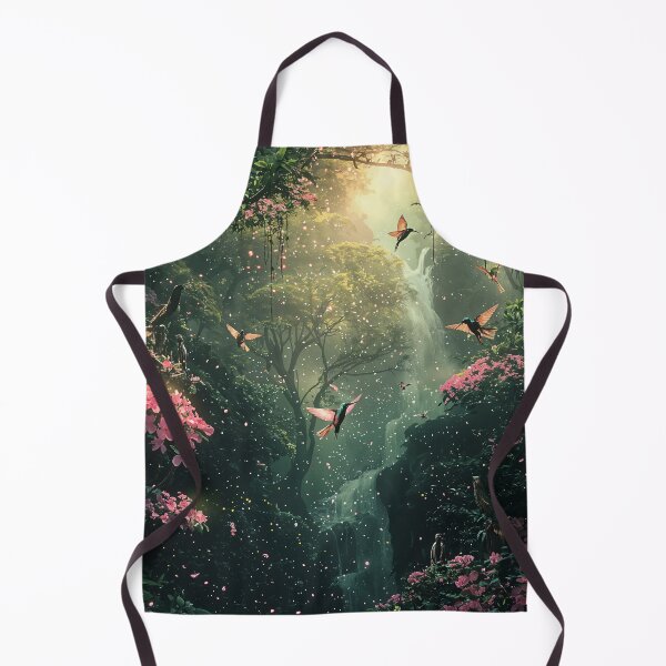 Item preview, Enchanted Garden: Dance of the Hummingbirds designed and sold by oanaunciuleanu.