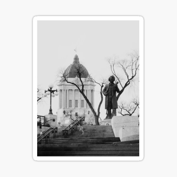 Item preview, Winnipeg, Legislature & Louis Riel Statue designed and sold by BarbRomanik.