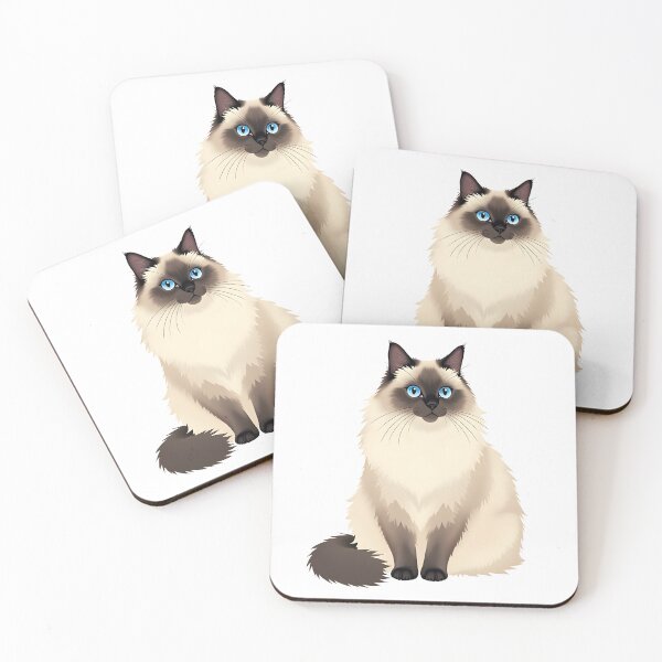 Item preview, Cute Birman Cat designed and sold by MonkaDesigns.