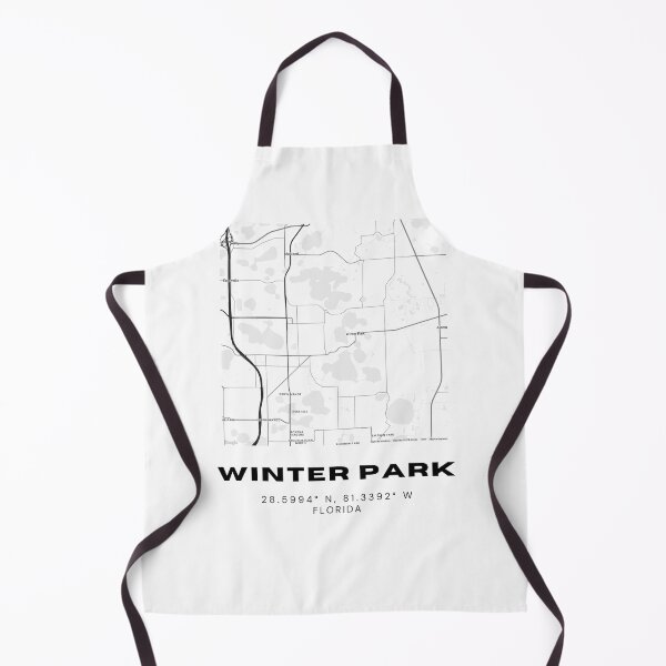 Item preview, Minimalist Winter Park Map Art - Florida City Coordinates Design designed and sold by RM-Journey.