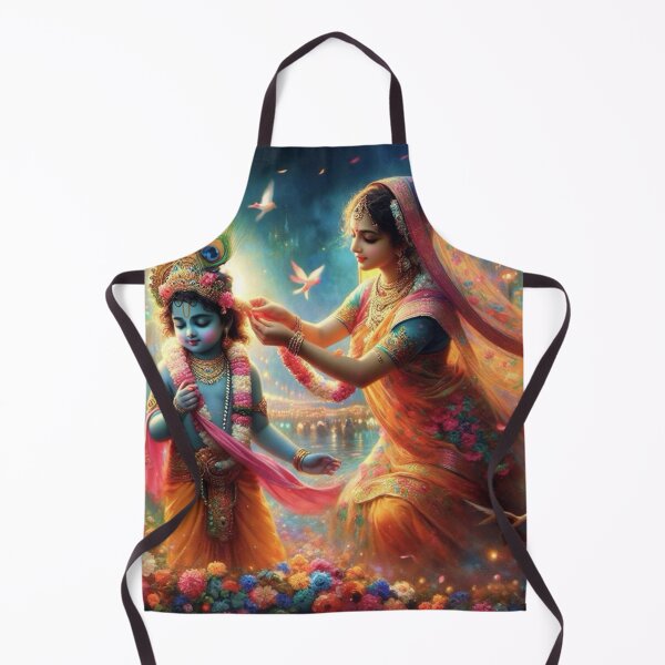 Item preview, Krishna and Yasoda designed and sold by AngeliqueArt.