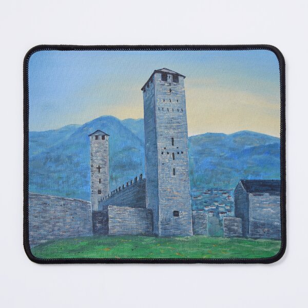 Item preview, Oil painting - Castelgrande, Bellinzona, Switzerland designed and sold by Igor Pozdnyakov.