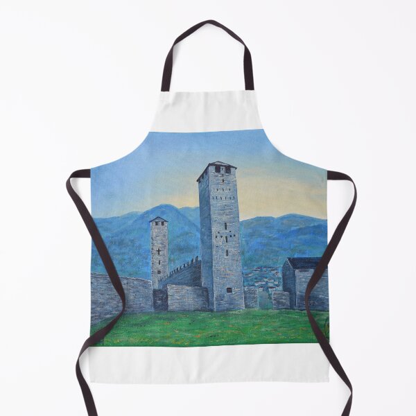 Item preview, Oil painting - Castelgrande, Bellinzona, Switzerland designed and sold by Igor Pozdnyakov.