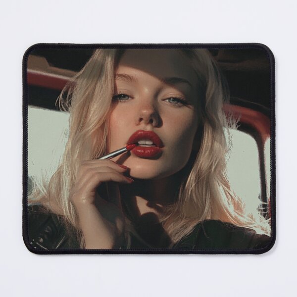 Item preview, Blonde with red lipstick designed and sold by URBRS.