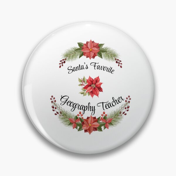 Item preview, Santa's favorite Geography Teacher designed and sold by M1234s.