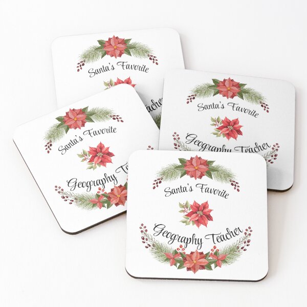 Item preview, Santa's favorite Geography Teacher designed and sold by M1234s.