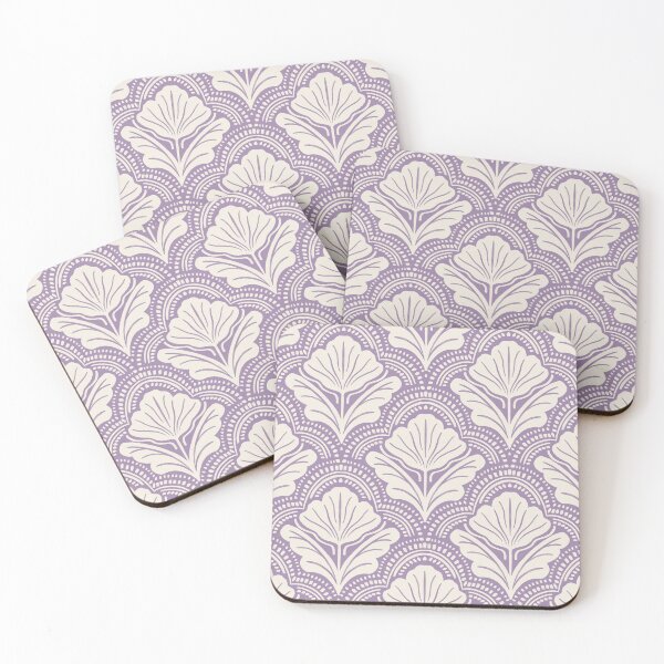 Item preview, Rustic scalloped flower - Lilac designed and sold by Illustrated by Nat.