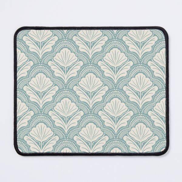 Item preview, Rustic scalloped flower - Pastel teal designed and sold by Illustrated by Nat.