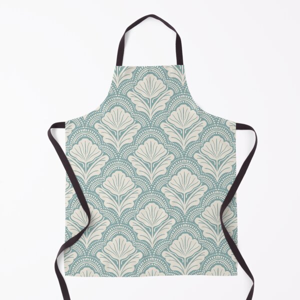 Item preview, Rustic scalloped flower - Pastel teal designed and sold by Illustrated by Nat.