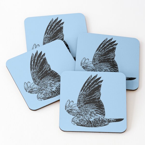 Item preview, Gang-gang Cockatoo Black Design  designed and sold by designsasstultd.