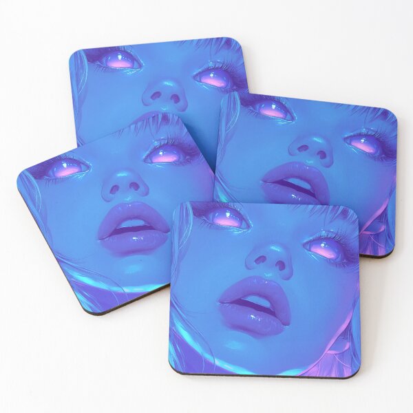 Item preview, Neon girl art  designed and sold by URBRS.