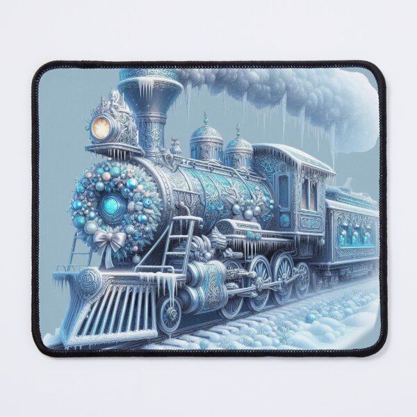 Item preview, vintage christmas frosty train designed and sold by Sunmoonlove.