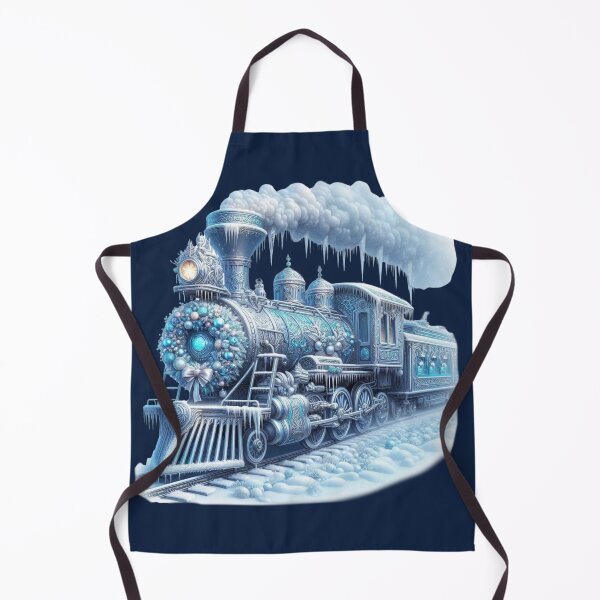 Item preview, vintage christmas frosty train designed and sold by Sunmoonlove.