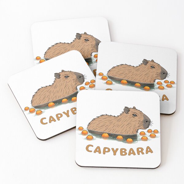 Item preview, Capybara and oranges designed and sold by YumeKurenai.