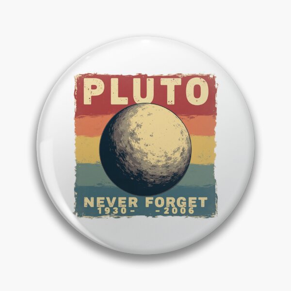 Item preview, Pluto Never Forget Vintage Astronomy Design designed and sold by Alex Songs.
