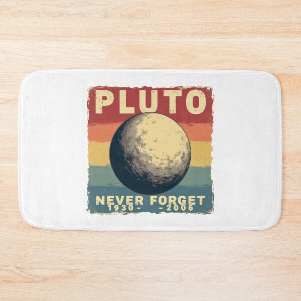 Item preview, Pluto Never Forget Vintage Astronomy Design designed and sold by Alex Songs.