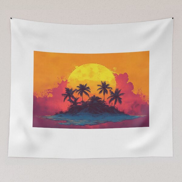 Item preview, Tropical Sunset Paradise designed and sold by Enea Kelo.
