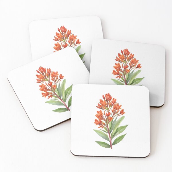 Item preview, Red Butterfly Weed (Asclepias tuberosa) designed and sold by HOMETOWN86.
