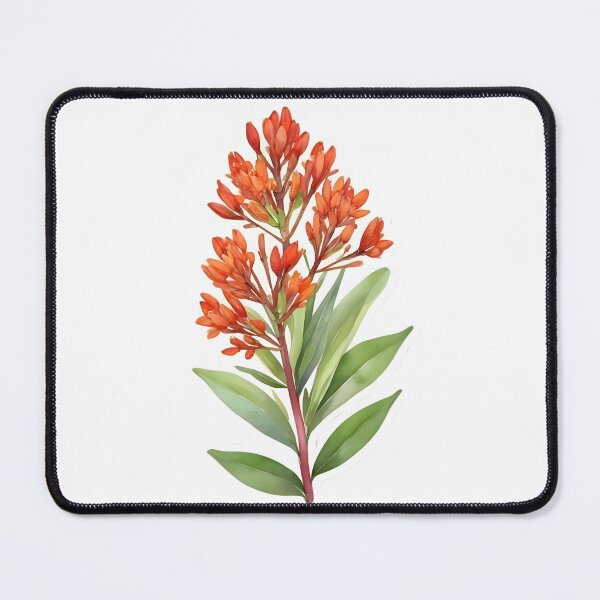 Item preview, Red Butterfly Weed (Asclepias tuberosa) designed and sold by HOMETOWN86.