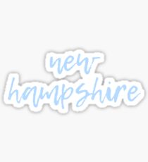 NEW HAMPSHIRE • COLUMBIA • SCRIPT Sticker