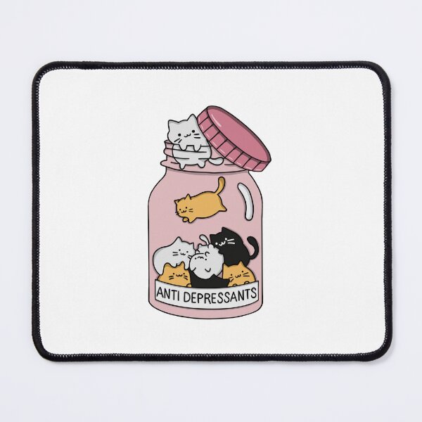 Item preview, Cat Antidepressants (Pink) designed and sold by YumeKurenai.