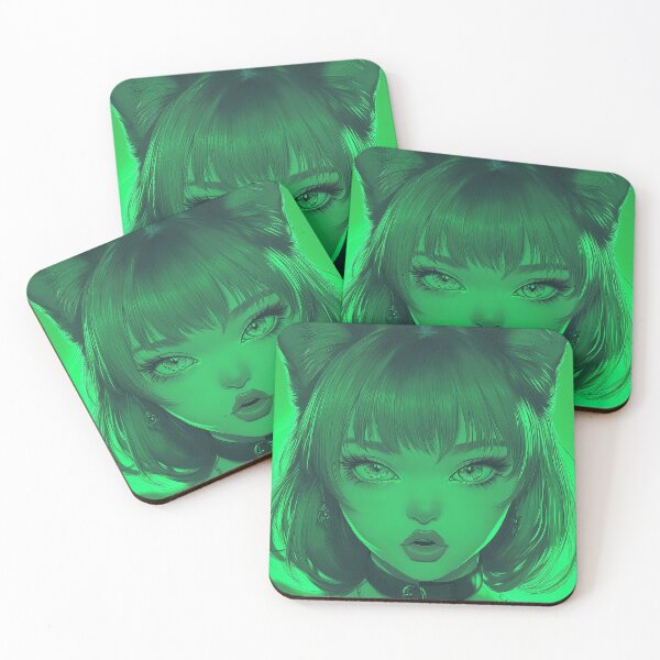 Item preview, Neon girl art anime girl designed and sold by URBRS.