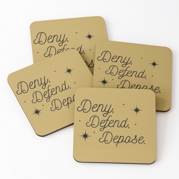Item preview, Deny, Defend, Depose designed and sold by RyanBauerWalsh.