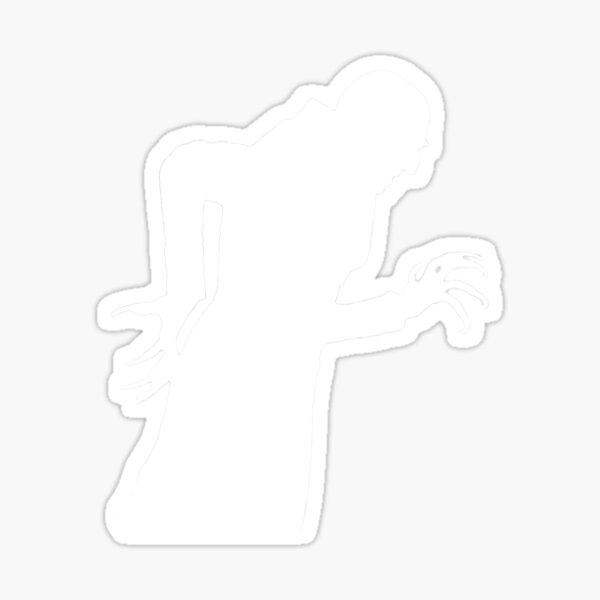 Nosferatu- White Silhoutte Sticker