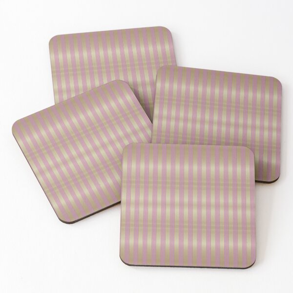 Item preview, Metallic Look Gold and Pink Striped Seamless Pattern designed and sold by JadeRyder.