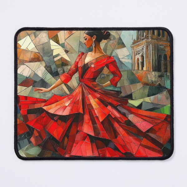 Item preview, Flamenco in Cubism – The Spirit of Sevilla in Bold Geometries designed and sold by daila70.