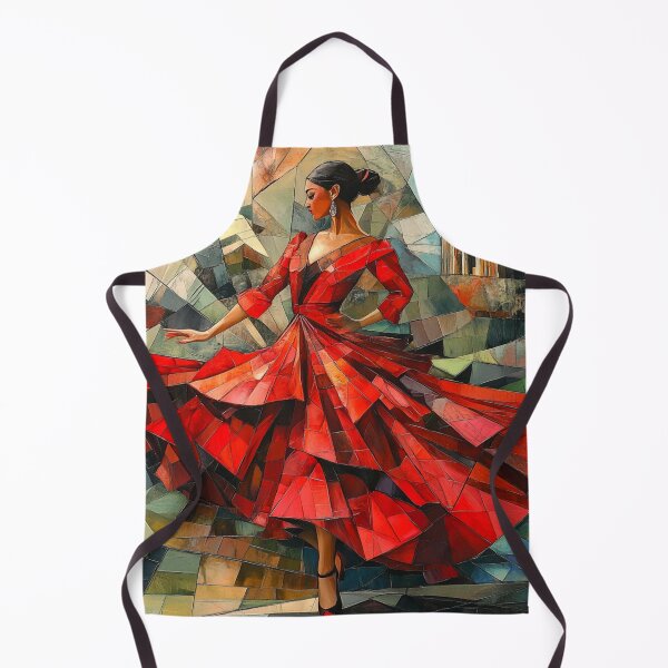 Item preview, Flamenco in Cubism – The Spirit of Sevilla in Bold Geometries designed and sold by daila70.