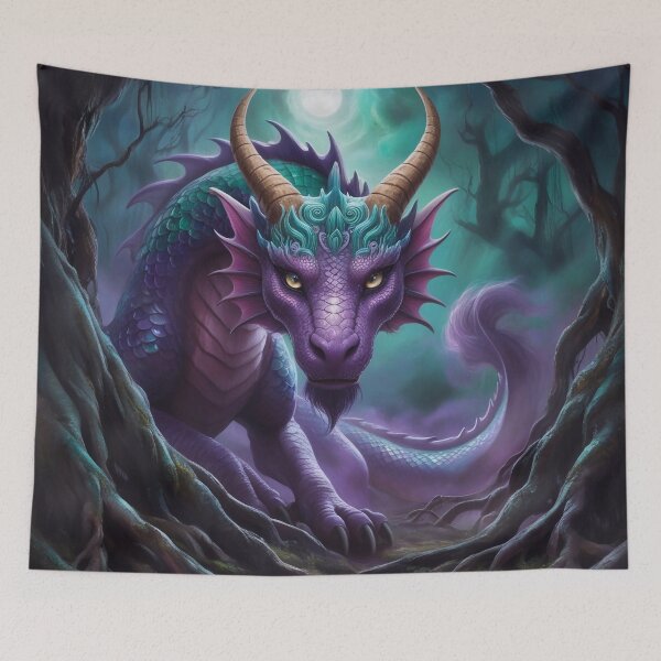 Item preview, purple dragon designed and sold by LauraGCastro.