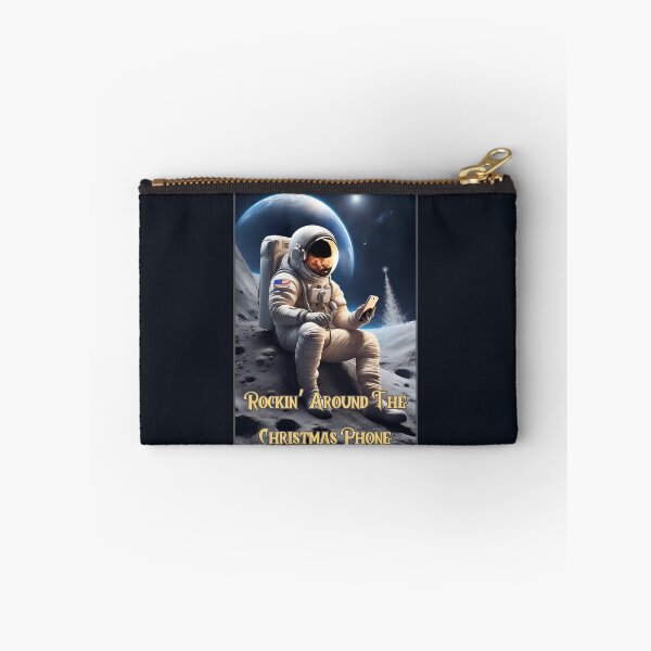 Item preview, Astronaut, Space, Christmas Time, Christmas, xmas, phone, music, prank designed and sold by GOLDENGARDENART.