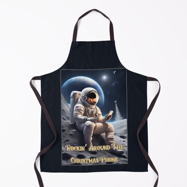 Item preview, Astronaut, Space, Christmas Time, Christmas, xmas, phone, music, prank designed and sold by GOLDENGARDENART.