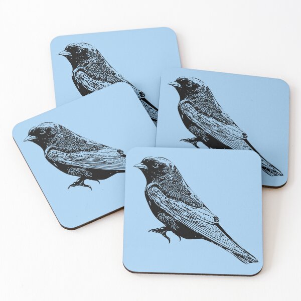 Item preview, Little Woodswallow Black Design  designed and sold by designsasstultd.