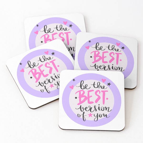Item preview, Be the best version of yourself motivational sticker designed and sold by AusomeStickers.