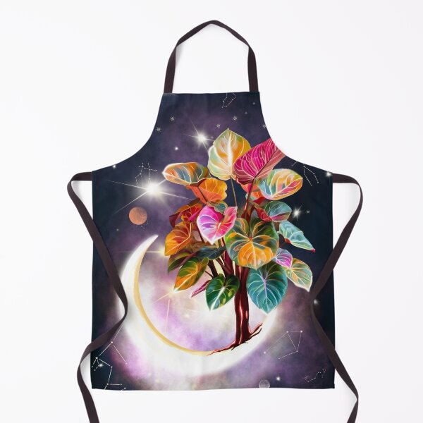 Item preview, Flower Blooming in Space and on the Moon with Stars and Planets in the Background designed and sold by Pandositive.