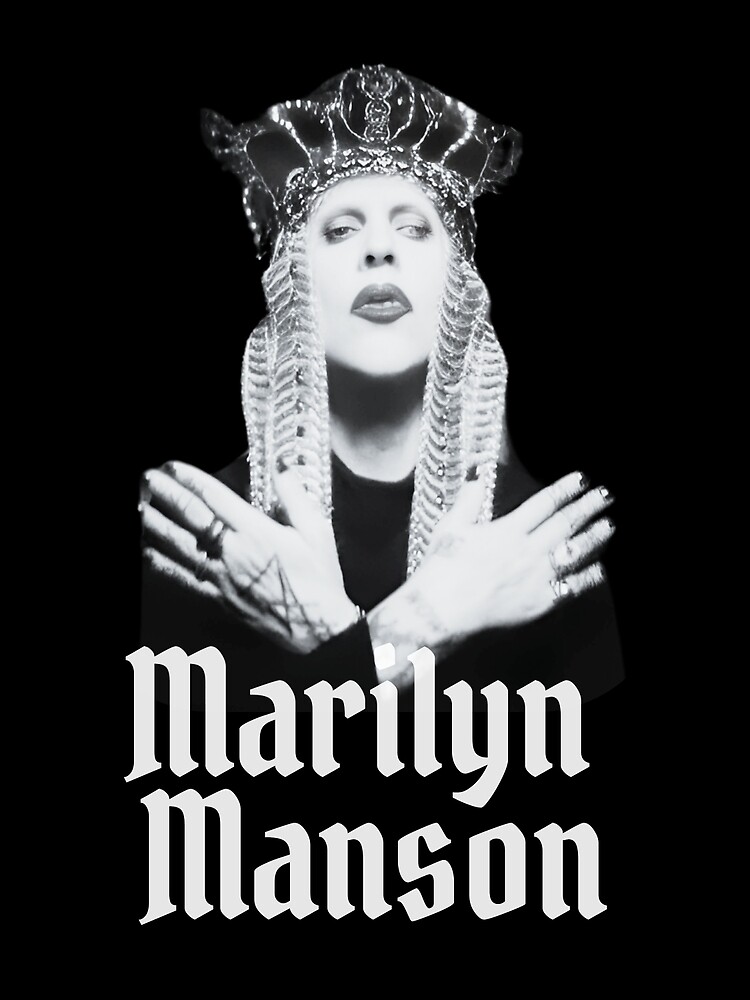 MARILYN MANSON Rare 2000 set 2 DOUBLE SIDE PROMO POSTER FLAT