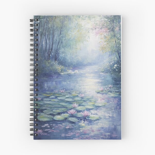 Item preview, Lavender Lilies on the River designed and sold by Serene-Scenes.
