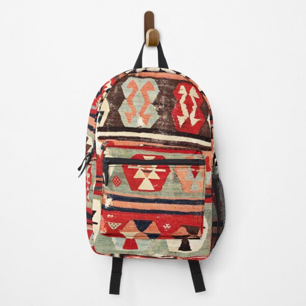 Item preview, Mut  Antique Mersin Turkish Kilim Print designed and sold by Vicky Brago-Mitchell®.