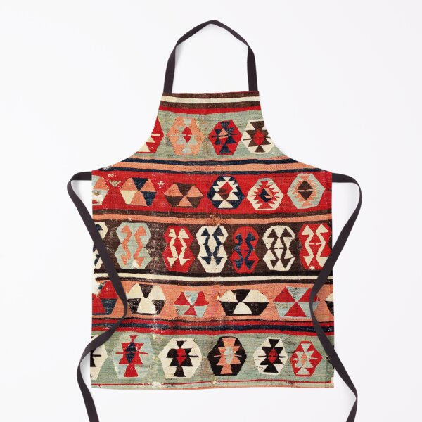 Item preview, Mut  Antique Mersin Turkish Kilim Print designed and sold by Vicky Brago-Mitchell®.