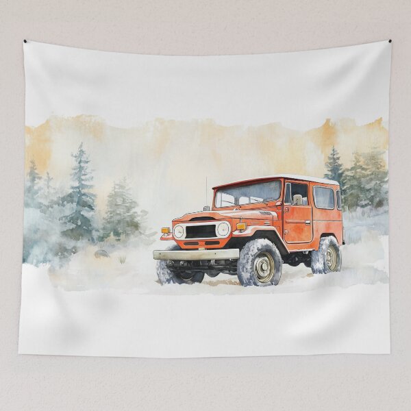 Item preview, Toyota Land Cruiser J40 Winter Wonderland designed and sold by blackdogshop.